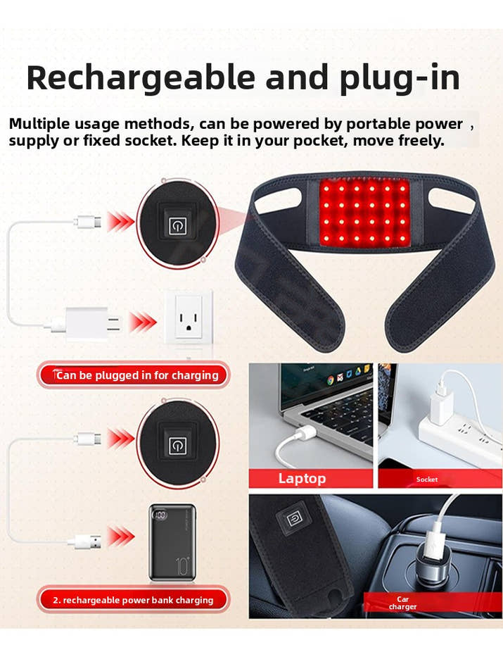 Red Light Jawline Therapy Device
