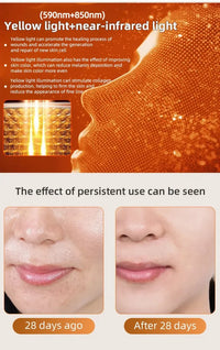 7 Color Red Light Therapy Mask Silicone LED Face Mask Skin Care at Home with Eye Protection Cushion For Anti Aging Wrinkles
