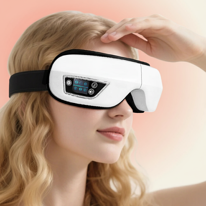 Eye Massager with Skinule Brand Background