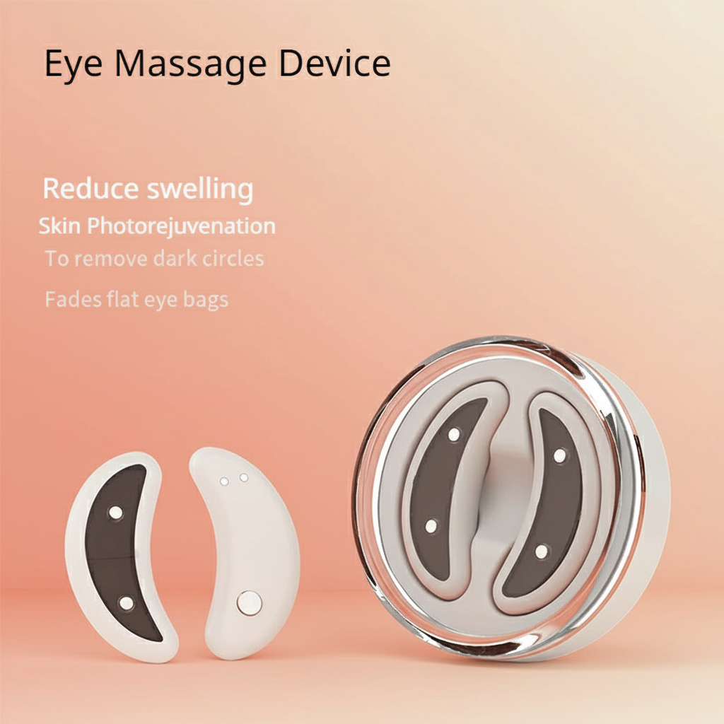 LED Eye Therapy Massager on Skinule brand background without logo