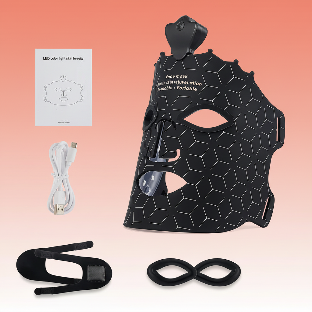 LED Face Mask Package Contents