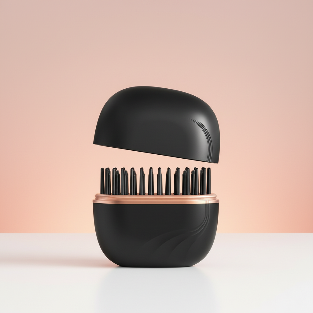 Skinule Black Wireless Straightening Comb - Premium Product Shot