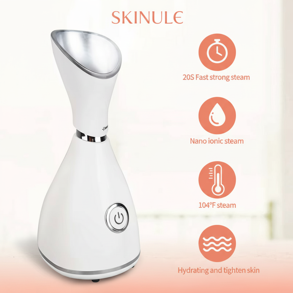 Skinule Facial Steamer Features - Clean Background