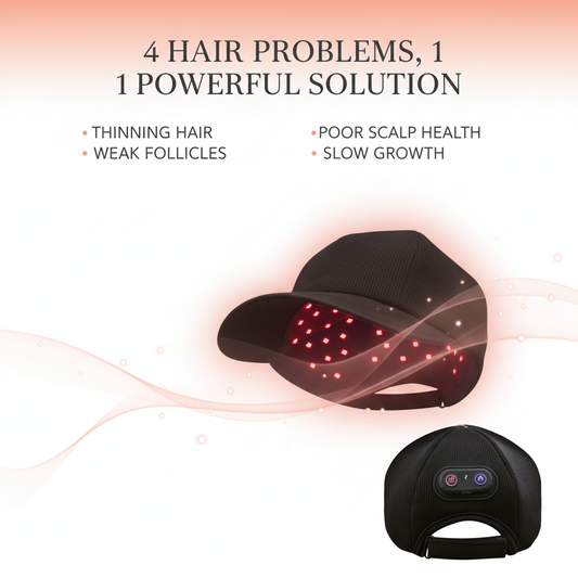 Skinule LED Therapy Cap - 4 Hair Problems Solution Banner