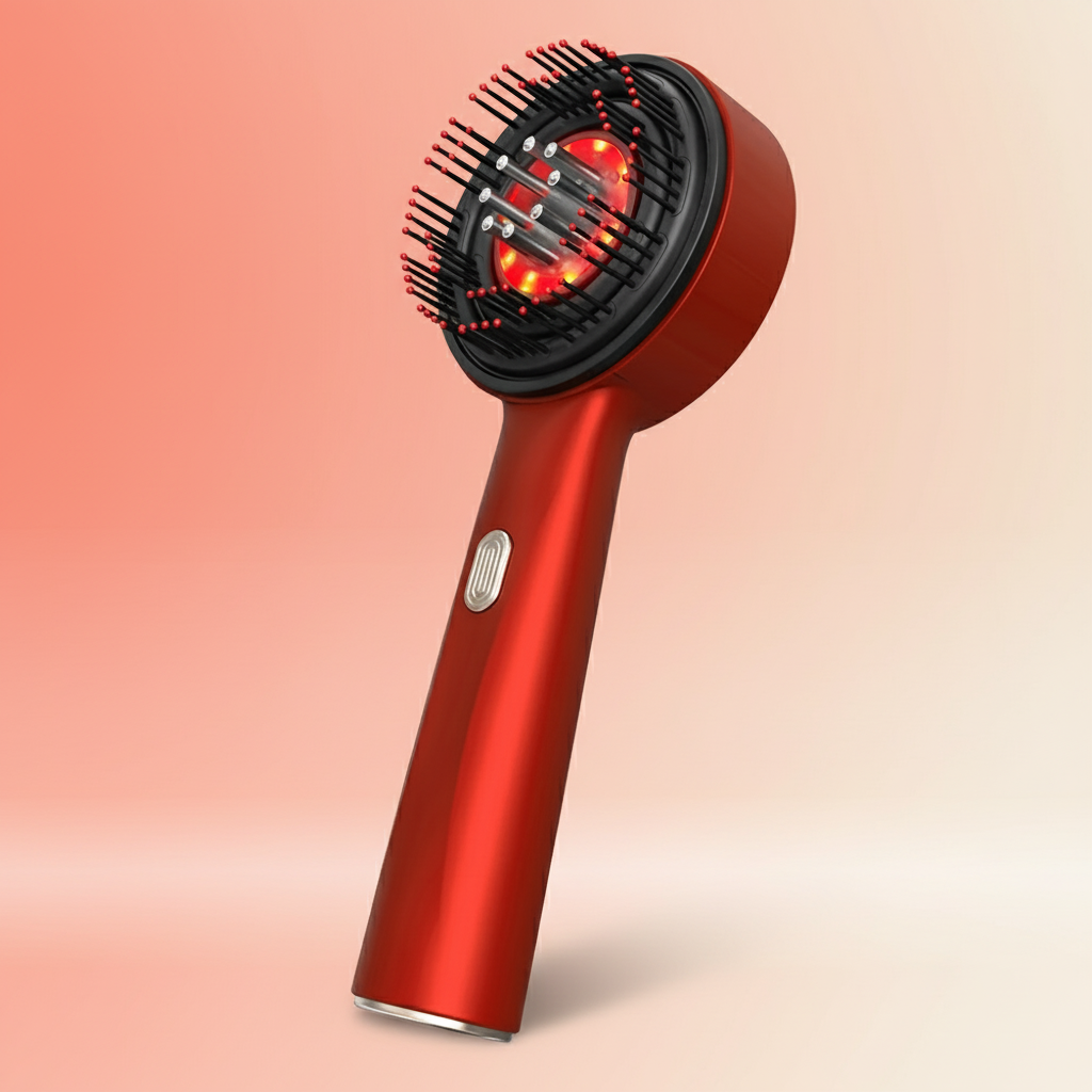 Skinule Red Light Therapy Scalp Massager - Brand Background